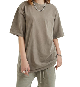 เสื้อยืดคอกลมแขนสั้นทรงหลวมสำหรับผู้หญิงเสื้อยืดโอเวอร์ไซส์ลำลอง - Product Image 3