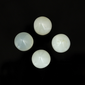 Piedra Lunar Natural de Color Blanco, Gema Semipreciosa de Forma Redonda para la Fabricación de Joyas, Pendientes y Anillos, Precio al por Mayor, Marca Gopika - Product Image 2