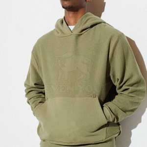 Sudadera con capucha reversible de corte regular con cremallera, tejido de punto sólido y acogedor, costuras duraderas para usar en capas, colección de invierno, informal - Product Image 4