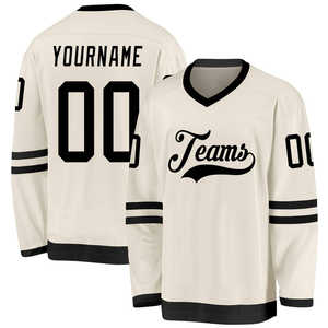 Maillot de hockey sur glace en maille polyester de haute qualité avec impression par sublimation pour hommes, nom et numéro de joueur personnalisés, maillot de hockey sur glace pour hommes - Product Image 6