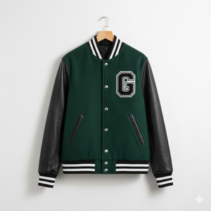 Fabricante de Chaquetas Varsity Impermeables Premium Personalizadas |   Estilo Clásico Letterman |   Suministro al por Mayor OEM |   Ecológico y de Secado Rápido - Product Image 4