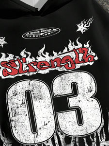 Sweat à capuche d'hiver pour homme de haute qualité, personnalisé, en coton lourd avec impression numérique, logo personnalisé - Vente en gros, fabriqué au Pakistan - Product Image 4