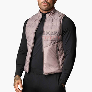 Marca personalizada Unisex sin mangas Puffer Chaleco de alta calidad acolchado burbuja chaqueta 2025 hombres mujeres ropa chaqueta hecha en Pakistán - Product Image 6