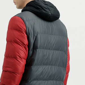 เสื้อแจ็คเก็ตพัฟเฟอร์แบบมีฮู้ดน้ำหนักเบาสำหรับฤดูหนาว ดีไซน์ใหม่เคลือบผิว สำหรับผู้ชาย ขายส่ง บริการ OEM หลายสี - Product Image 4