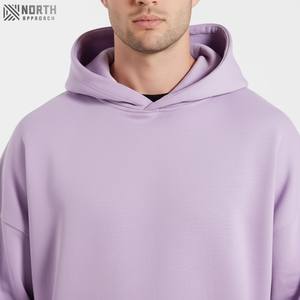 Nouveau 2025 sweat à capuche surdimensionné hommes 100% coton Logo personnalisé lourd polaire sweat à capuche surdimensionné pour hommes lavage à l'acide sweat à capuche réversible - Product Image 4