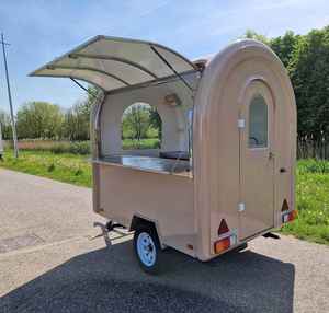 top notch 2025 RD25 <b>Food</b> <b>Trailer</b> Mobile Vending Catering <b>Trailer</b> with Stainless Steel Interior - Product Image 1