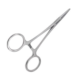 Pinzas Hemostáticas de Precisión Kelly, Rectas, de Acero Inoxidable, con Bloqueo, Acabado Plateado, Juego de Instrumentos Médicos y Dentales - Product Image 3