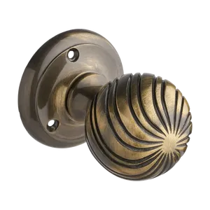 ลูกบิดประตูชุบทองใหม่คุณภาพดีทนทานสำหรับบ้านโรงแรมร้านอาหาร - Product Image 3