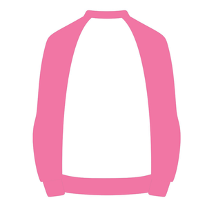 Sudadera Blanca Legacy con Mangas Raglán y Cuello Redondo, Ropa de Hermandad Griega, Sudadera Rosa y Verde para Mujer, Ropa Universitaria de Hermandad Griega - Product Image 2