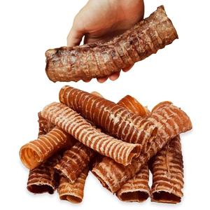 Friandises pour chiens en trachée de bœuf géante, naturelles, à ingrédient unique, riches en protéines, artisanat naturel - Product Image 6