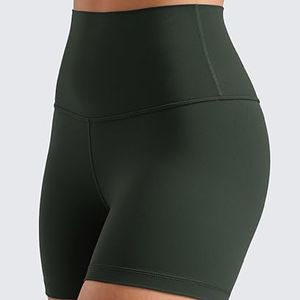 กางเกงขาสั้นเอวสูงสำหรับผู้หญิงกางเกงขาสั้นไร้รอยต่อสำหรับเล่นโยคะระบายอากาศได้ดี - Product Image 1