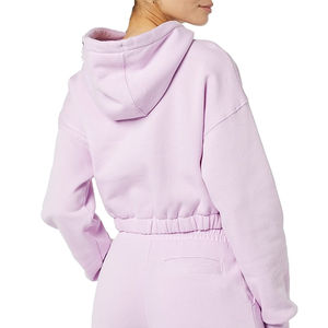 Sudadera Corta Informal para Mujer, Sudadera con Capucha, Ligera, Moderna, de Manga Larga, Suave, Cómoda, Ropa de Calle a la Moda - Product Image 4