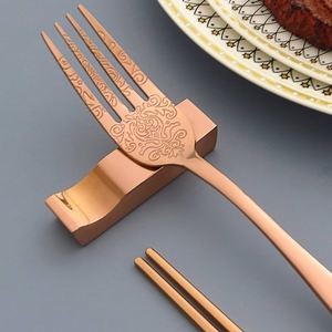 ที่วางตะเกียบช้อนโลหะผสมส้อมมีดที่วางกระจกขัดเงาทนทานเครื่องใช้บนโต๊ะอาหารที่บ้านห้องครัว - Product Image 3