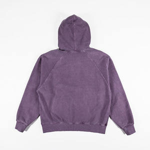 La mayoría de los hombres de venta pulóver ácido lavado sudaderas con capucha de buena calidad poliéster algodón Material hecho manga larga sudadera sudaderas con capucha hombre - Product Image 2