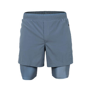 Nueva llegada último diseño hombres Fitness Leggings con pantalones cortos ligeros transpirables sostenibles hombres pantalones cortos con color personalizado - Product Image 1