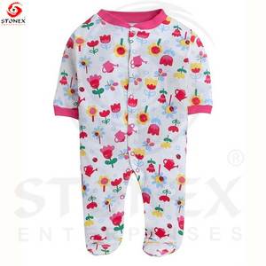 Vente en gros Conception personnalisée Barboteuse en bambou pour bébés garçons et filles Manches longues Vêtements en coton blanc pour bébés Fabrication de barboteuses pour bébés - Product Image 3