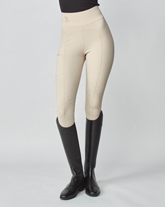 Pantalones de equitación de lujo para mujer, de alta calidad, nuevo diseño, 4 colores, nailon, asiento completo, estampado de silicona, pantalones de montar para mujer - Product Image 5