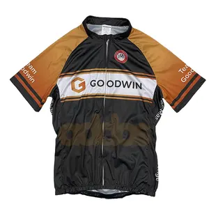 Jersey ciclismo personalizzato XL traspirante a manica corta ad asciugatura rapida maglia bici squadra di alta qualità con tecnica sublimata