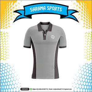 Polo en polyester simple brodé personnalisé et décontracté pour bureau de mode 2025, - Product Image 6