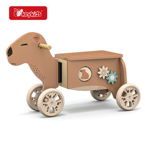 Bán Buôn Có Sẵn Thân Thiện Với Môi Sơn Unisex Bằng Gỗ Ride-On Động Vật Đồ Chơi Cho <span class=keywords><strong>2</strong></span>-4 Năm Tuổi Mầm Non Mô Hình W16b027 - Product Image 1