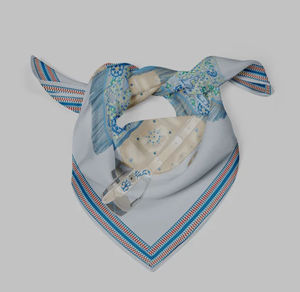 Custom Logo Printed High Quality <b>Bandana</b> Square Cotton Scarf Bows Winter Fashion Headwear Other Scarves handmade - Product Image 4