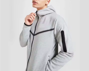 ชุดกีฬาผ้าคอตตอน100% แห้งเร็วและชุดวอร์มสำหรับฤดูหนาวลายพื้นระบายอากาศและเป็นมิตรกับสิ่งแวดล้อม - Product Image 3