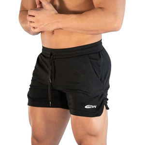 Pantalones cortos de entrenamiento duraderos para hombre, mezcla de poliéster reforzado, tela antiolor de secado rápido con bolsillos profundos, ideales para sesiones de gimnasio pesadas - Product Image 1