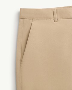 Shorts en toile pour homme, coupe droite, en élasthanne/coton, écologiques, respirants, séchage rapide, confortables, design décontracté d'été, couleur unie - Product Image 5