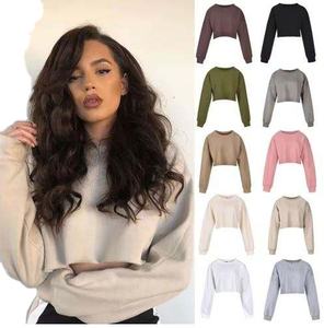 Sweat à capuche à manches courtes en coton imprimé personnalisé pour femmes, col roulé avant, fermeture éclair, écologique, OEM, décontracté, automne, été - Product Image 4