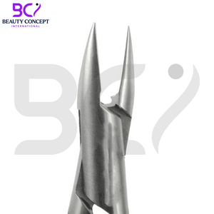 คีมตัดมุมโค้งมนที่มีความแม่นยำในการตัดเล็บที่เท้าเครื่องมือการทำจากสเตนเลสขนาด10ซม. - Product Image 3