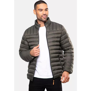 Chaqueta de Invierno Casual para Hombre, de Piel de Oveja, con Cierre, Cuello Alto, Diseño Acolchado, Talla Grande, Logotipo Personalizable - Product Image 5