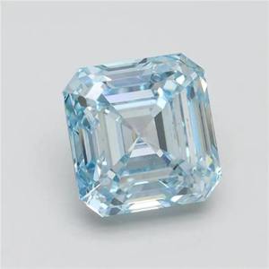 Diamante Suelto de Laboratorio, Corte Asscher, 2.00 Quilates, Azul Fantasía, VS1, Directo de Fábrica Premium, Venta al Por Mayor, Envío del Fabricante - Product Image 6