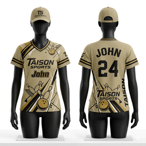 Premium 180 GSM Polyester Spandex <b>Bowling</b> Jersey Lime Green Navy Side Panels Sublimation Custom Logo - Product Image 5