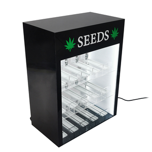 Dispensador de cigarrillos iluminado, Mostrador de exhibición de tabaco, dos estantes, tienda de humo, empujador de hojaldre, estante de exhibición - Product Image 5