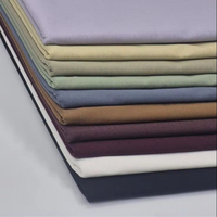 Tissu en coton 55/56 largeur tissu tissé extensible pour bas Leggings et robes 120/150/m Style côtelé uni prix de gros