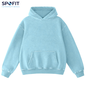 เสื้อฮู้ดผู้หญิงซักกรดแขนยาวเสื้อมีฮู้ดผ้าถักไหล่ตกสีพื้นเสื้อมีฮู้ดสำหรับผู้หญิง2025-2026 - Product Image 2