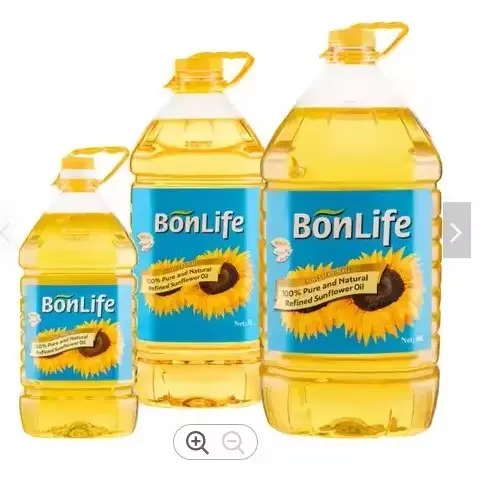 Zonnebloem Bakolie Plantaardige Olie Fles Topkwaliteit Oekraïne Leveranciers Zonnebloemolie