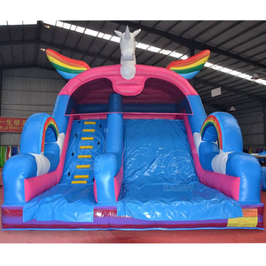 Commercial <b>Inflatable</b> Bounce House Giant Outdoor Amusement Castle Easy Setup PVC Adult <b>Water</b> <b>Slide</b> Combination Playground - Product Image 1
