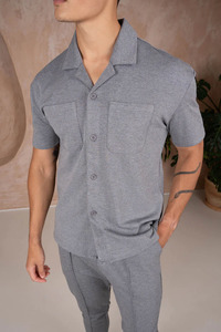 Camisetas de Punto 100% Algodón Transpirables y Ajustadas para Hombre de Marca Privada - Fabricante OEM y Proveedor de Exportación para Venta al Por Mayor - Product Image 4