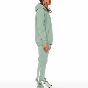 Winter Arrival Premium Quality Men Hoodie And Trouser Set Streetwear Tracksuit Two Piece Outfit Tracksuit with Customization - Product Image 6