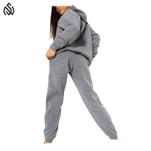 Survêtements en coton sur mesure pour femmes, décontractés, courts, légers, 100 % coton, couleur unie, été, service OEM disponible - Product Image 2