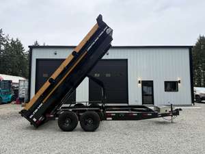 NUEVO Remolque Volquete 7X16 2026 - Remolque Utilitario de Doble Eje con Capacidad de Carga de 15,400 LB para Agricultura - Product Image 3