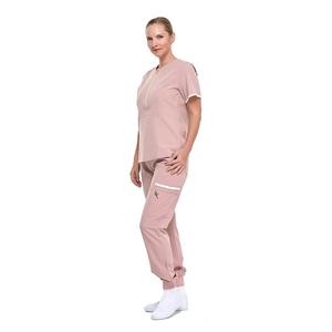 Uniformes d'infirmière au design personnalisé pour femmes, ensemble de gommages élégants en toile confortable, dernier style - Product Image 5