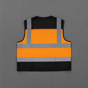 Chaleco de Seguridad Industrial de Alta Visibilidad con Diseño Moderno para Invierno, Chaleco de Alta Visibilidad con Múltiples Bolsillos, 100% Poliéster - Product Image 3