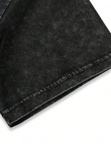 Venta caliente Vintage ácido lavado camiseta para hombres 100% algodón suave personalizado Pakistán tendencia método de impresión Digital - Product Image 5