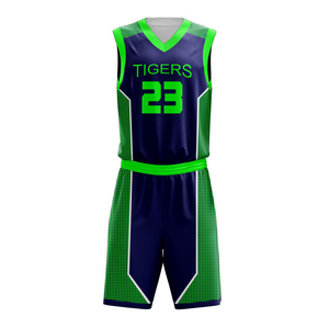 Ensemble d'uniformes de basket-ball pour hommes avec tissu personnalisé et impression par sublimation pour les performances de jeu Ensembles d'uniformes de maillot de basket-ball pour hommes - Product Image 2