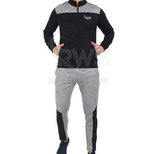 Color sólido Casual Moda Dos piezas Hombres Chándales Venta al por mayor Nueva llegada Hombres Ropa Chándales - Product Image 1