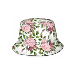 Unisex High Quality <b>Summer</b> Bucket <b>Hat</b> 100% Cotton Velour Different Color <b>for</b> Beach Fishing Skiing Leaf Pattern <b>for</b> Men <b>Women</b> - Product Image 5