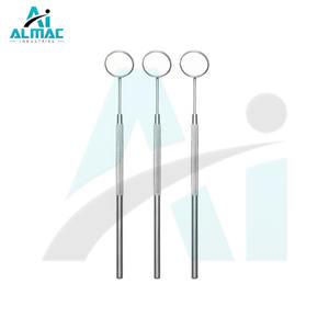 Espejo de boca Dental Manual ligero de alta calidad, excelentes instrumentos quirúrgicos de acero inoxidable para etiquetado privado - Product Image 1