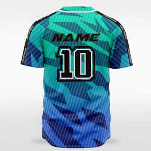 Men's <b>Baseball</b> Jersey Terry - Puff Print & Sublimation Print, Custom OEM Wholesale - Product Image 2
